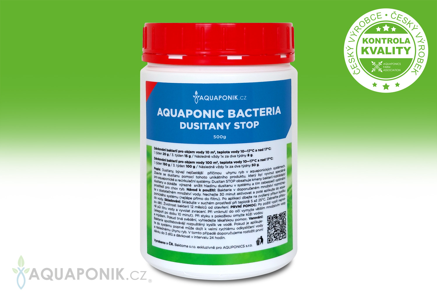 Aquaponické baktérie - Dusitany STOP 500g
